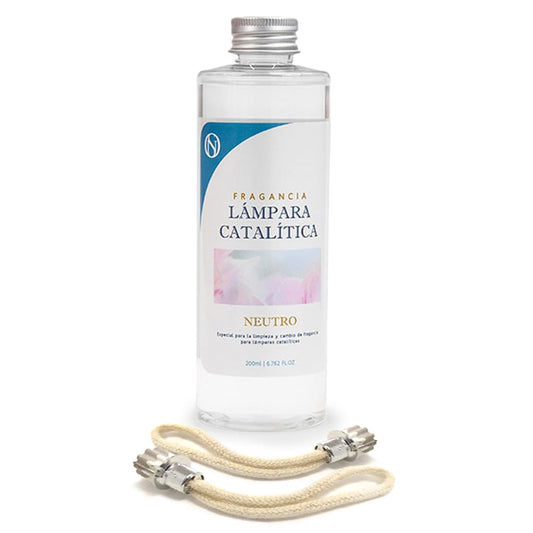 Pack Ahorro Limpieza De Lámpara Catalítica 100ml: 2x Mechas De Repuesto Pequeñas + Limpiador Neutro 200ml_0