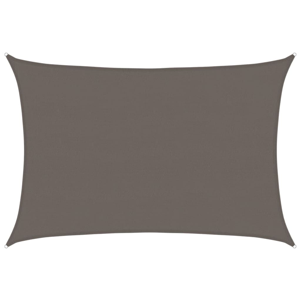 Vidaxl Toldo De Vela Gris Antracita Hdpe 160 G/m² 5x6 M_0