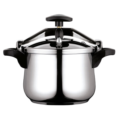 Olla Presión 8 Litros, Inducción, Express, Acero Inox. 18/10 Todas Cocinas, Fondo Termodifusor Fagor Clásica Bombe 8 Plata_0