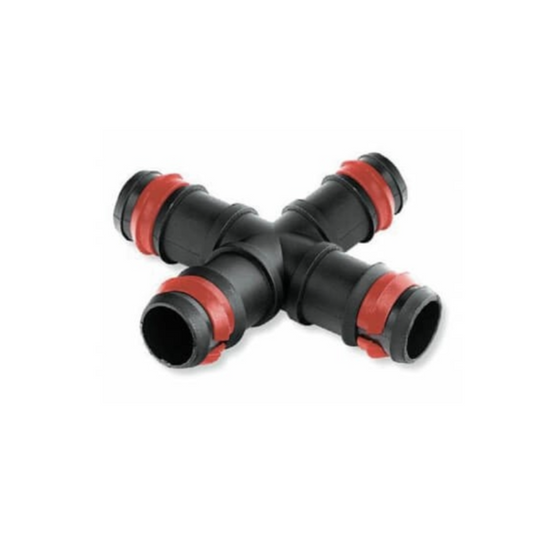 Cruz Goteo 4 Salidas Con Anilla De Seguridad 16mm. Bolsa De 2 Unidades_0