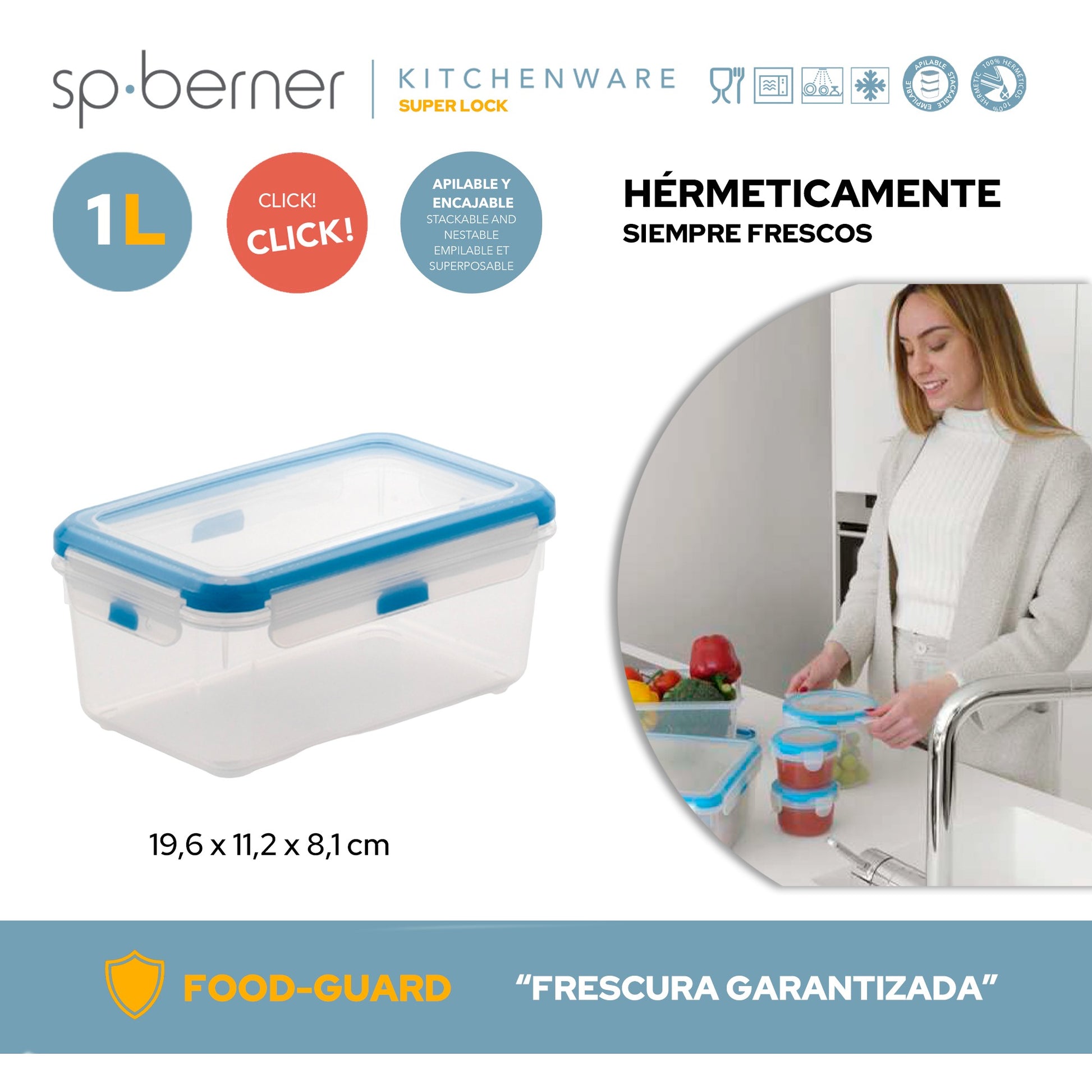 Hermético Super Lock Rectangular 1 L_2