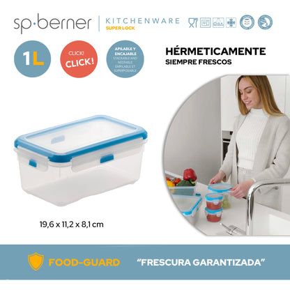Hermético Super Lock Rectangular 1 L_2