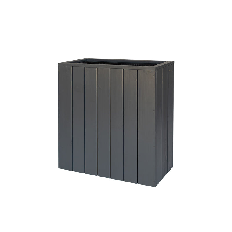 Jardinera Alta De Madera Autoportante 75x34,5x80 Cm City Grey Hortalia_0