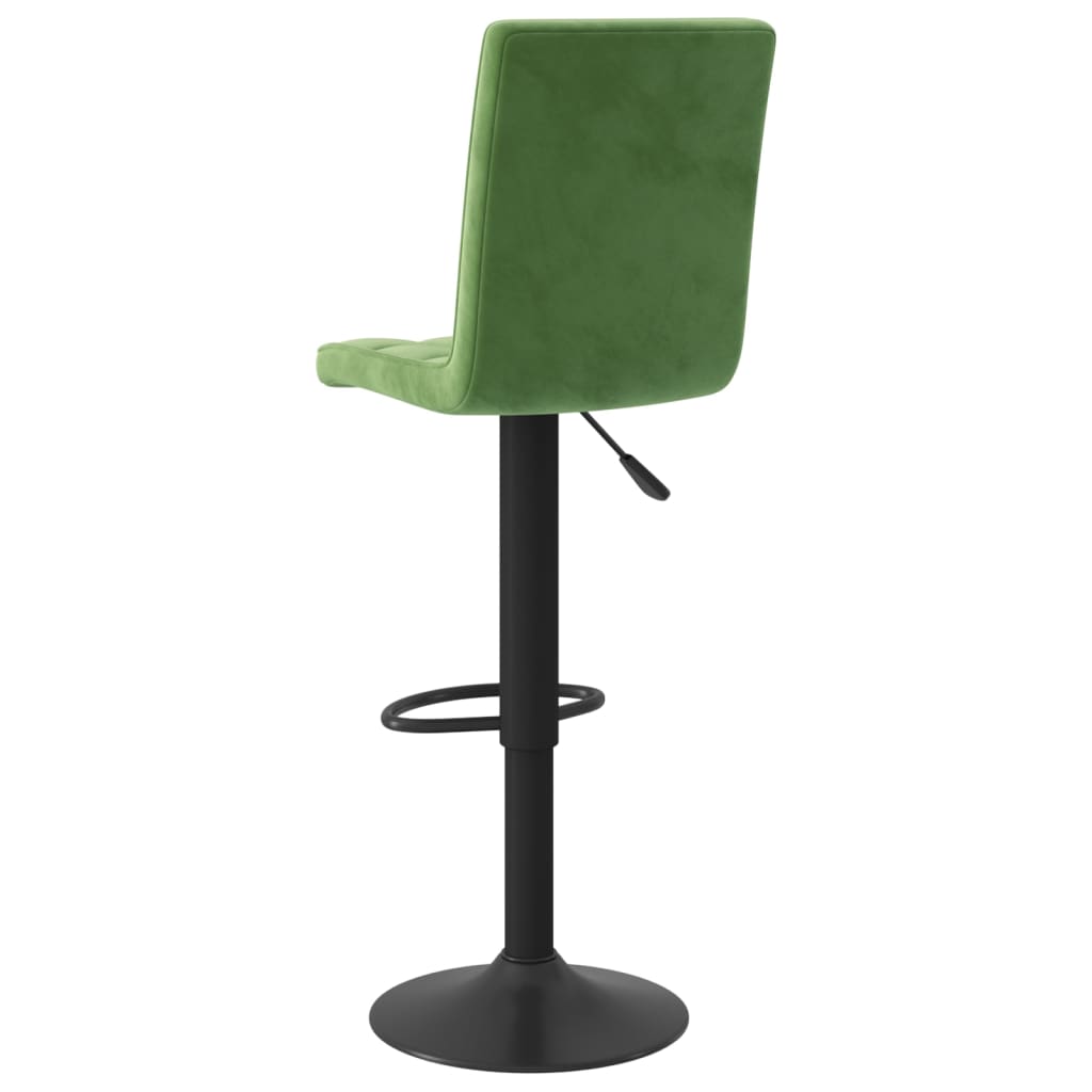 Taburete De Cocina De Terciopelo Verde Oscuro_3