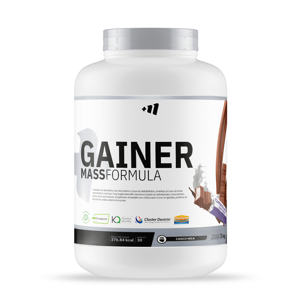 Gainer Mass Formula - 3 Kg - Chocolate Con Leche - Aumenta La Masa Muscular - Masmusculo_0