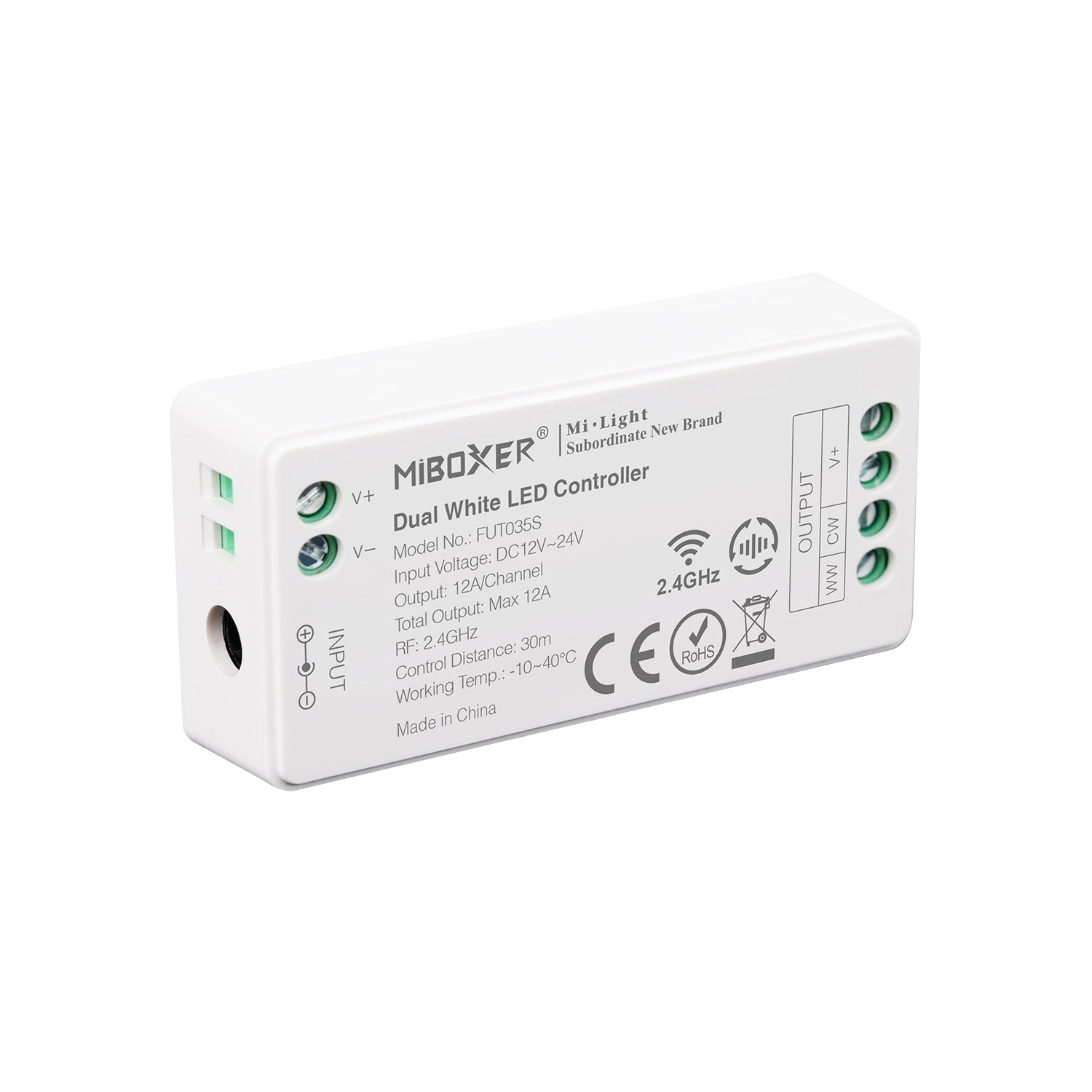 Controlador Cct Blanco Dual Mini Rf 4 Zonas 12a_3