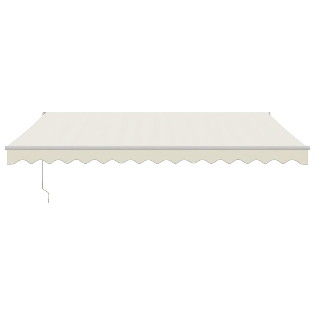 Toldo Retráctil Aluminio Y Tela Color Crema 4,5x3 M_2