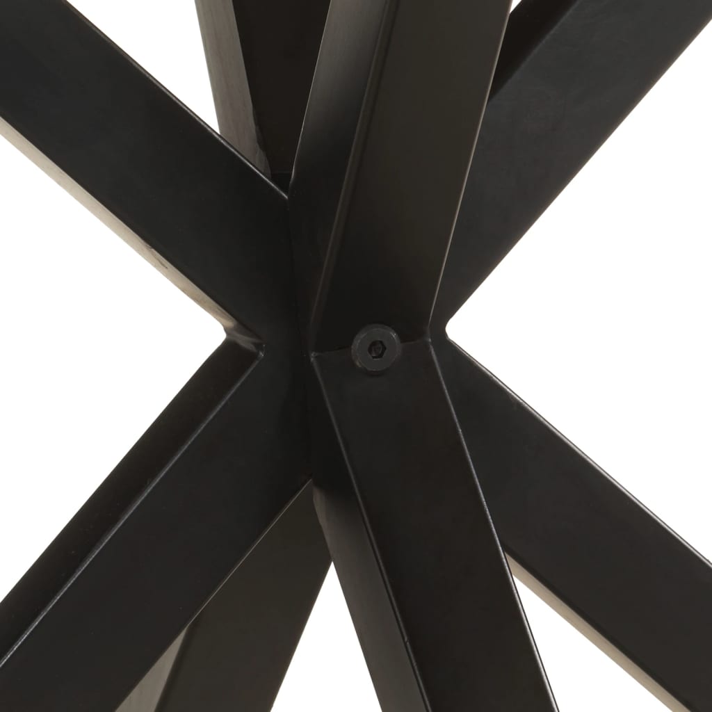 Mesa Auxiliar De Madera Maciza De Mango 68x68x56 Cm_3