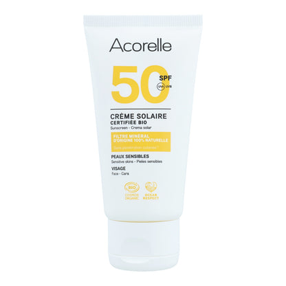 Crema Solar Facial SPF 50 Acorelle 50ml