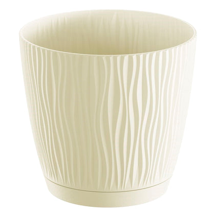 Maceta Sandy P, Dimensiones (mm) 282x282x260, Color Crema_0