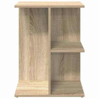 Mesita De Noche Madera De Ingeniería Roble Sonoma 46,5x29x61 Cm_2