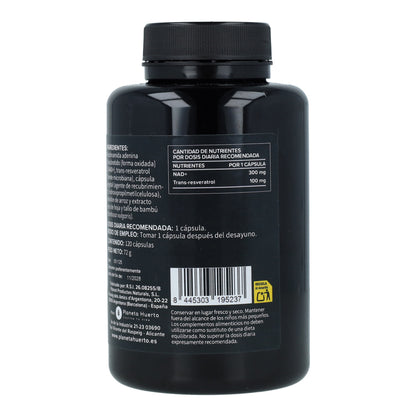 NAD+ Transresveratrol Planeta Huerto 120 cápsulas