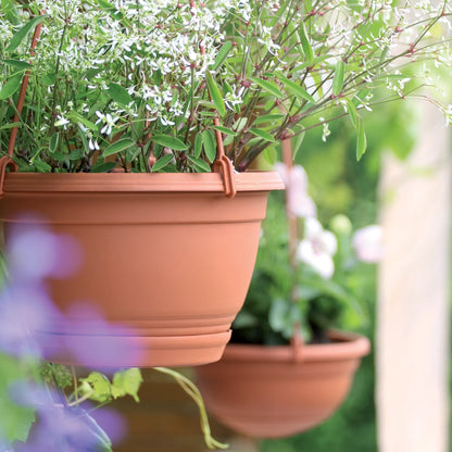 Macetero Colgante Agro 1,2l., Dimensiones (mm) 180x180x115, Color Terracota_4