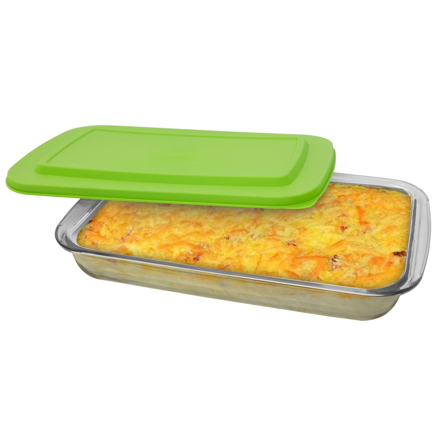 Fuente Cristal Rectangular Con Tapa 2 Litros 36 X 22 X 6.5 (alt) Cm._1