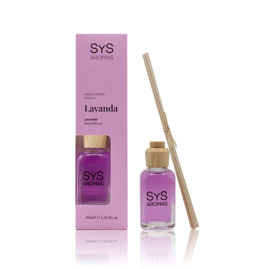 Ambientador Mikado SYS Aromas 45 ml | Lavanda Origins | Aroma Floral y Agreste | Relajante_0