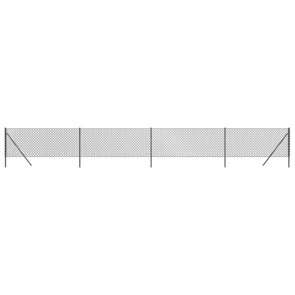 Cerca De Alambre Gris Antracita 0,8x10 M / Vetonek_0