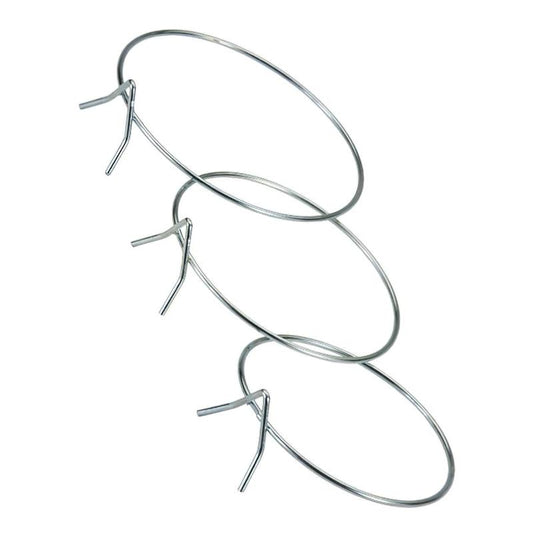 Soporte Maceta Pared Zincado 14 Cms