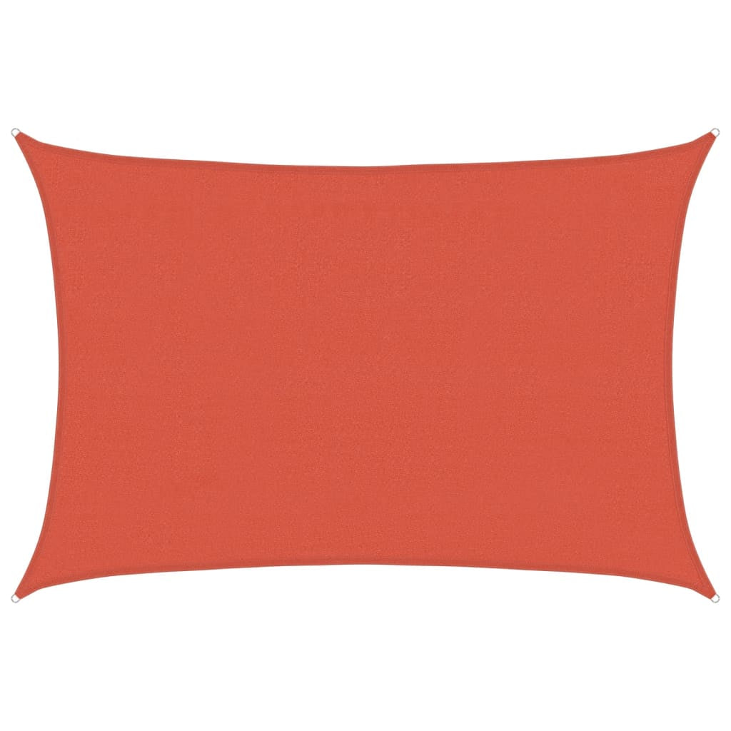 Vidaxl Toldo De Vela Hdpe Terracota 160 G/m² 4x5 M_0