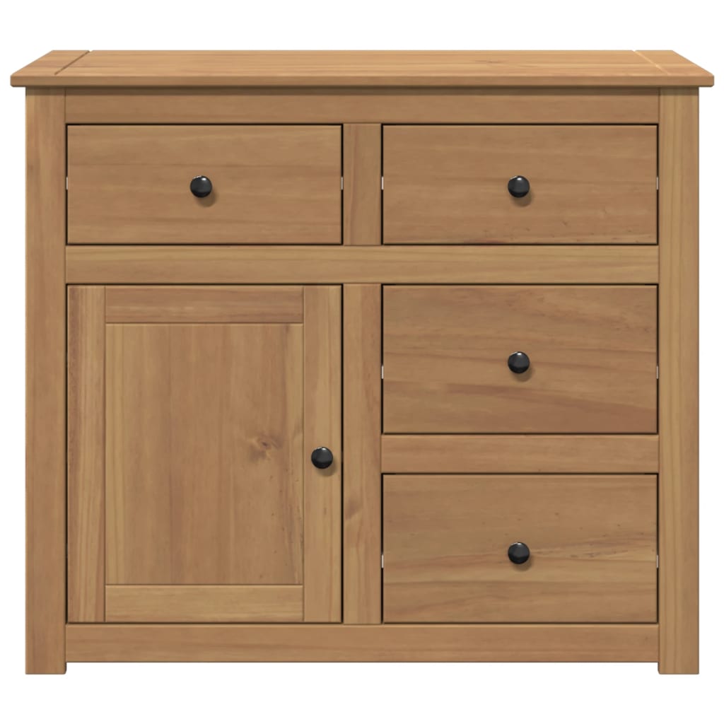 Aparador Con Cajones Panama Madera Maciza Pino 93x40x80 Cm / Vetonek_5