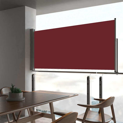 Vidaxl Toldo Lateral Retráctil De Jardín Rojo 60x300 Cm_1