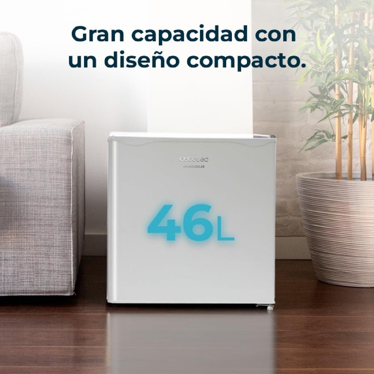 Cecotec Mini Frigorífico Grandcooler 20000 Silentcompress White E_1