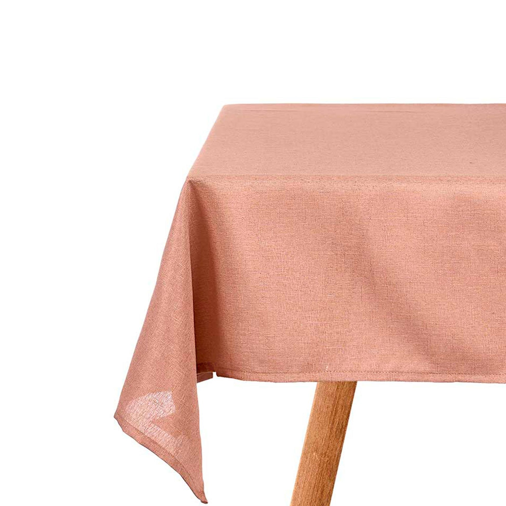 Mantel Poliester 140x240cm Rosa Palo Colección Kinvara_0