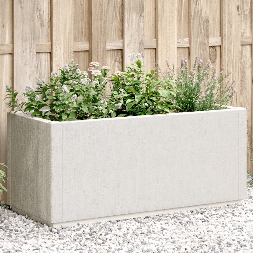 Jardinera Pp Blanco 80x36x35 Cm_1