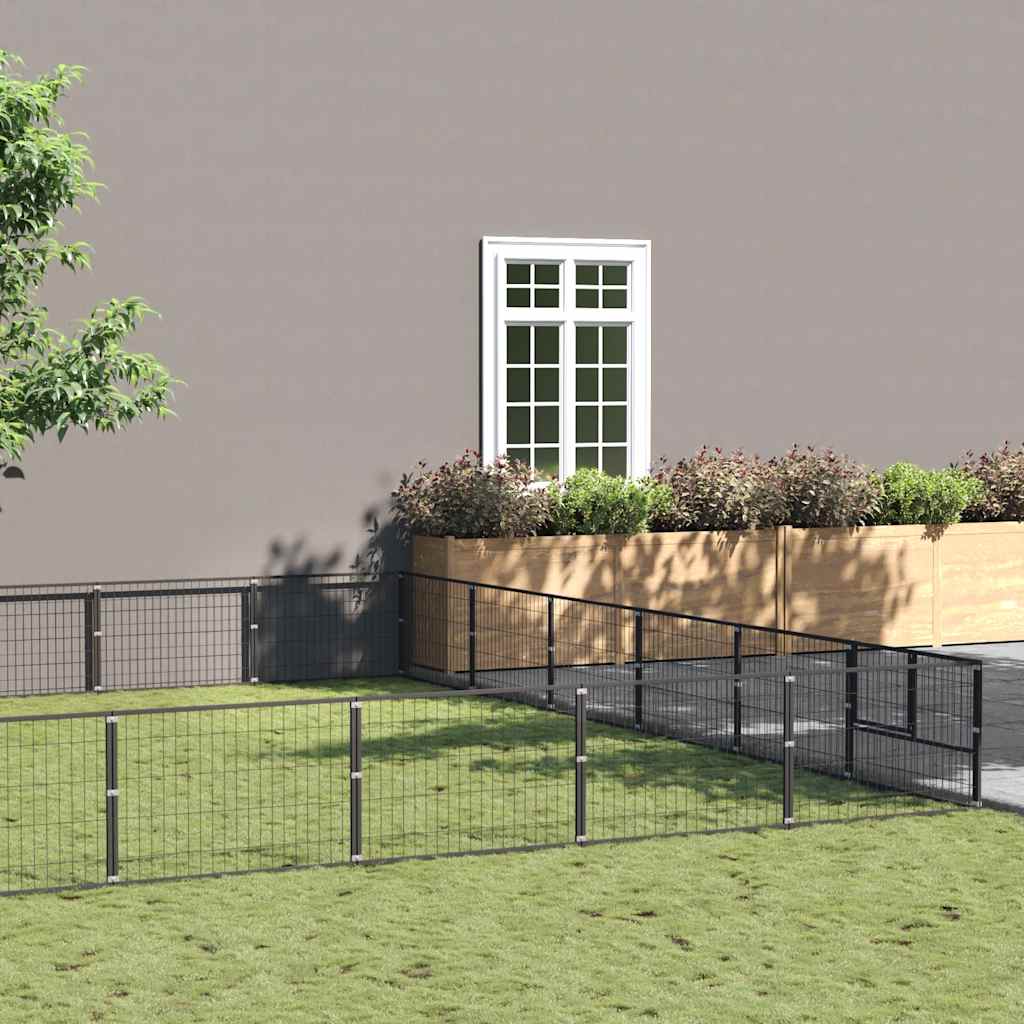 Perrera Acero 54 M² Negra_1