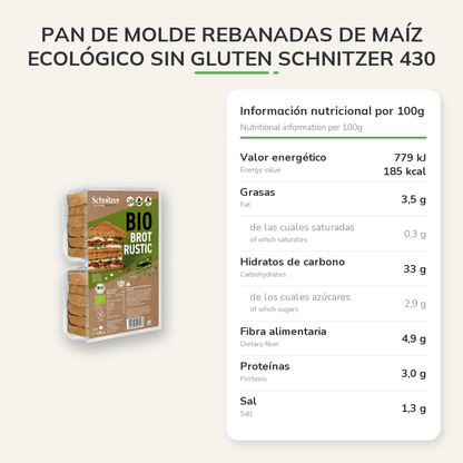 Información nutricional