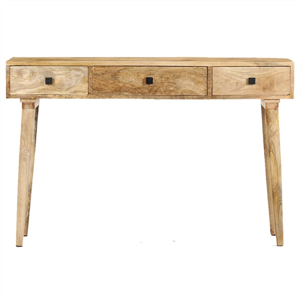 Mesa Consola De Madera Maciza De Mango 115x35x76 Cm_1