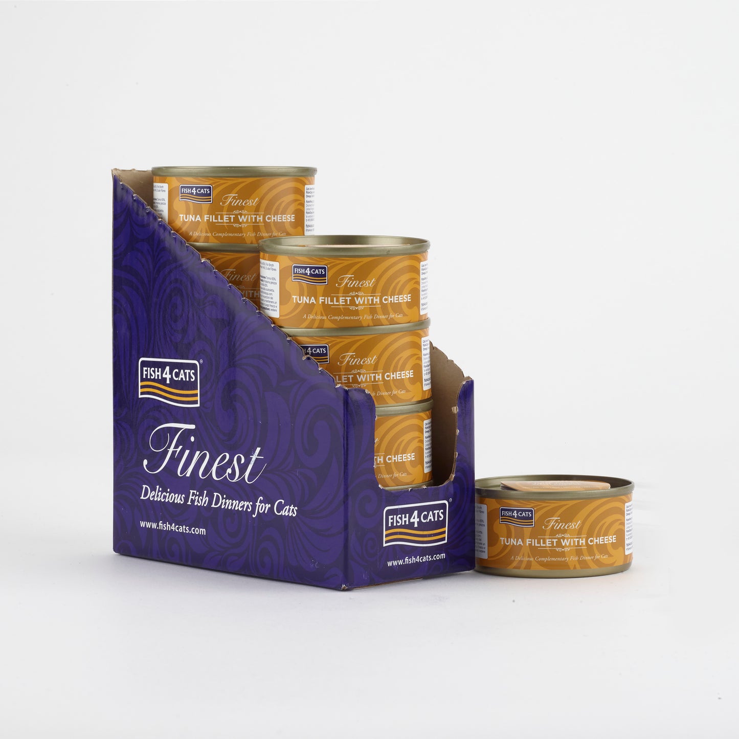 Fish4cats Filete Para Gato – Atún Con Queso 70 G (pack De 10)