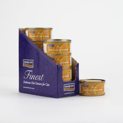 Fish4cats Filete Para Gato – Atún Con Queso 70 G (pack De 10)