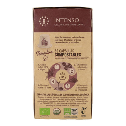 Cápsulas Compostables Intenso Nespresso 50 cápsulas