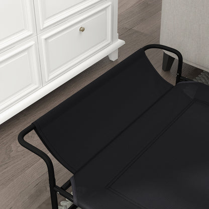 Pawhut Cama Elevada Para Perros Refrescante Y Transpirable 106x81x33 Cm Negro_4