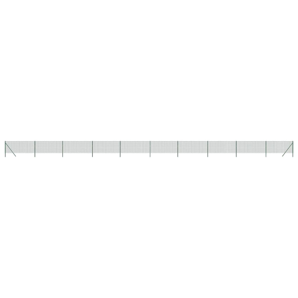 Cerca De Alambre De Acero Galvanizado Verde 1x25 M / Vetonek_1