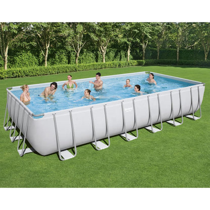 Bestway Conjunto De Piscina Rectangular Power Steel 732x366x132 Cm_1