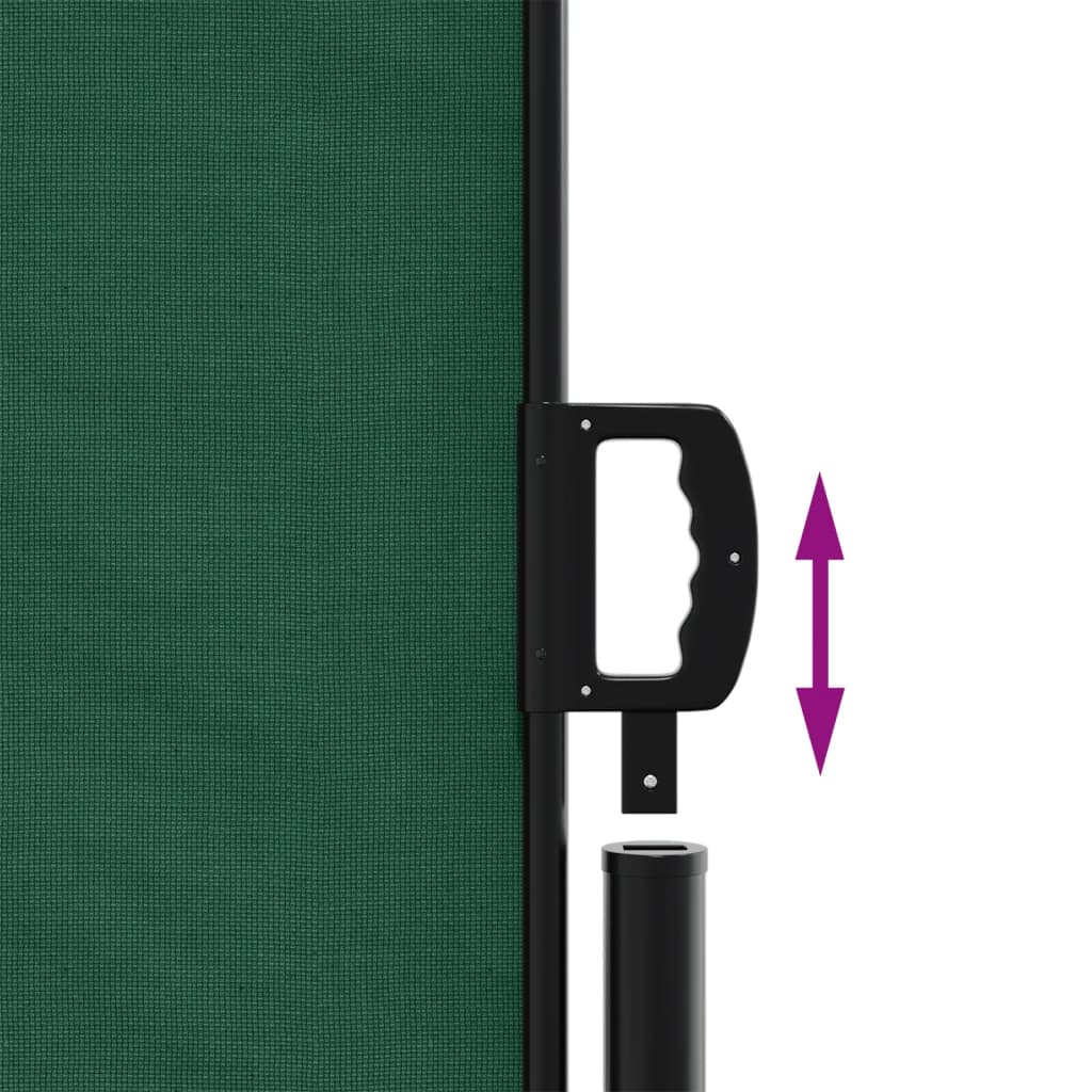 Toldo Lateral Retráctil Verde Oscuro 120x500 Cm_4