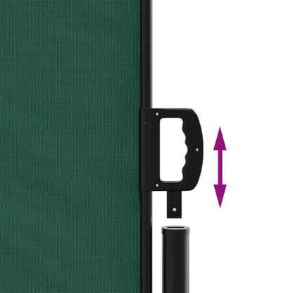Toldo Lateral Retráctil Verde Oscuro 120x500 Cm_4