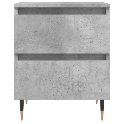 Mesitas Noche 2 Uds Madera Ingeniería Gris Hormigón 40x35x50 Cm_3