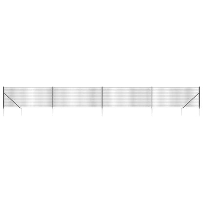 Cerca De Alambre Con Pinchos De Anclaje Gris Antracita 0,8x10 M / Vetonek_1