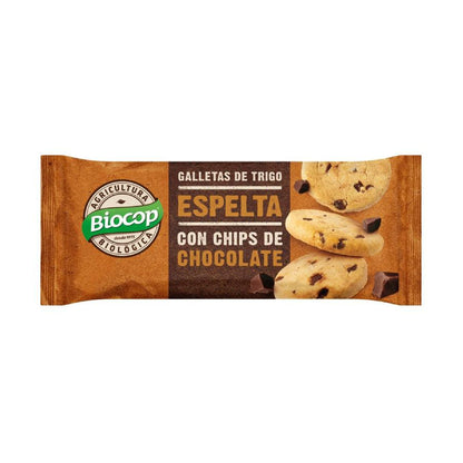 Pack 6 uds Galletas de Espelta con Chips de Chocolate Biocop 32 g