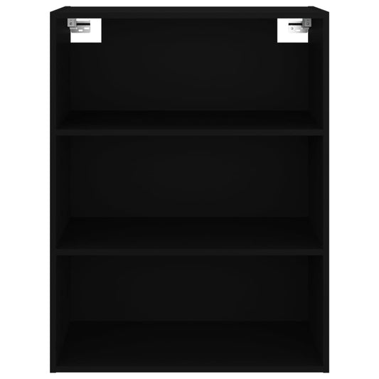 Armario Colgante De Pared Negro 69,5x32,5x90 Cm / Vetonek_0