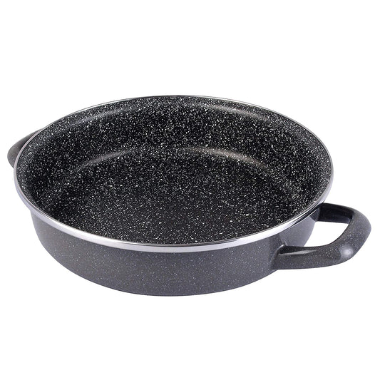 Magefesa K2 Gransasso Tartera 28, Acero Esmaltado Vitrificado, En Gris, Inducción Y Lavavajillas_0