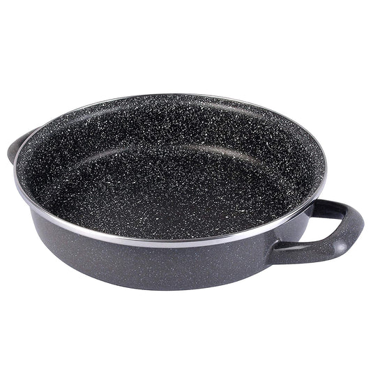 Magefesa K2 Gransasso Tartera 28, Acero Esmaltado Vitrificado, En Gris, Inducción Y Lavavajillas_0