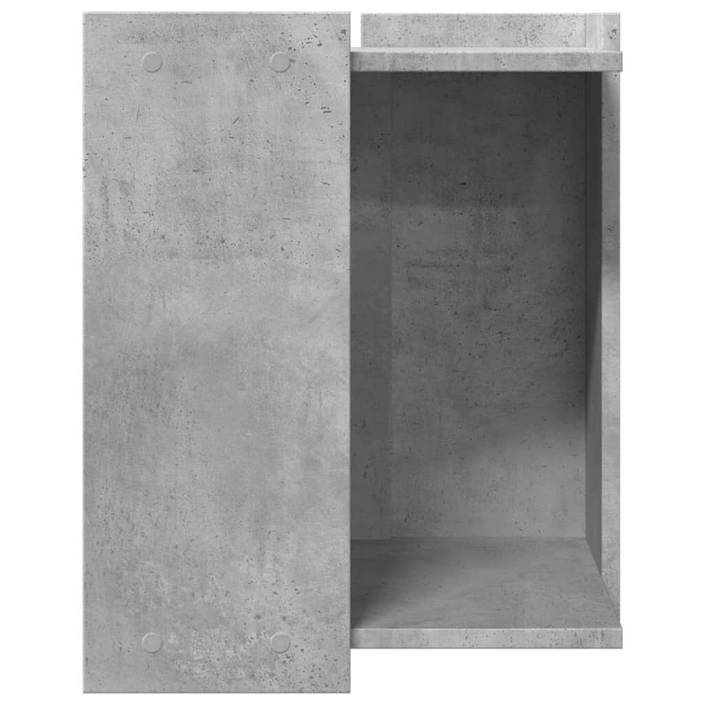 Vidaxl Mueble Arenero De Gatos Madera Gris Hormigón 42x42x51 Cm_4