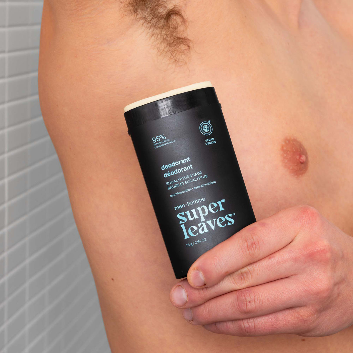 Super leaves men Desodorante Eucalipto & Salvia 75 g