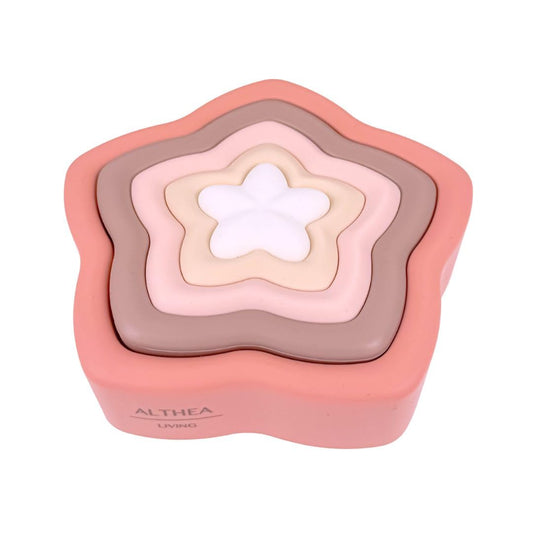 Estrella Apilable Sensorial Para Bebé De Silicona Orgánica Althea Living Multicolor_0