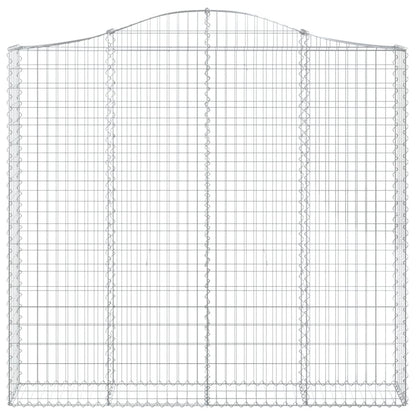 Cestas De Gaviones 4 Uds Forma De Arco Hierro 200x30x180/200 Cm_3