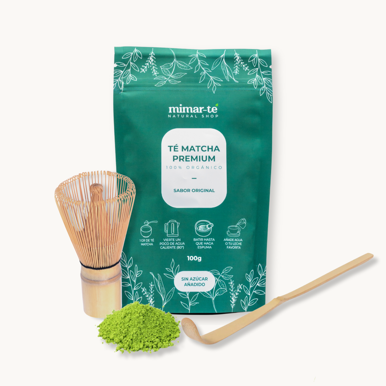 Ritual I Love Matcha Ecológico con Chasén y Chashaku_0