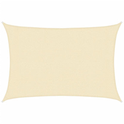 Vidaxl Toldo De Vela Crema Hdpe 160 G/m² 3x4 M_0